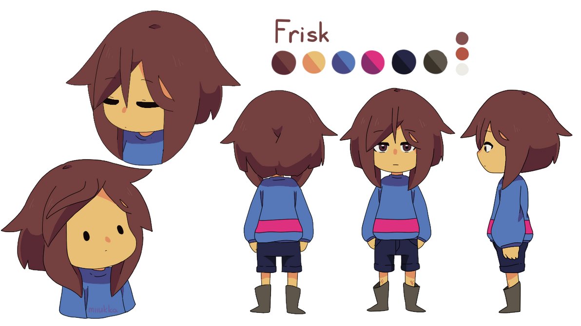 Frisk Reference Drawing Frisk REF by Miiukka on DeviantArt
