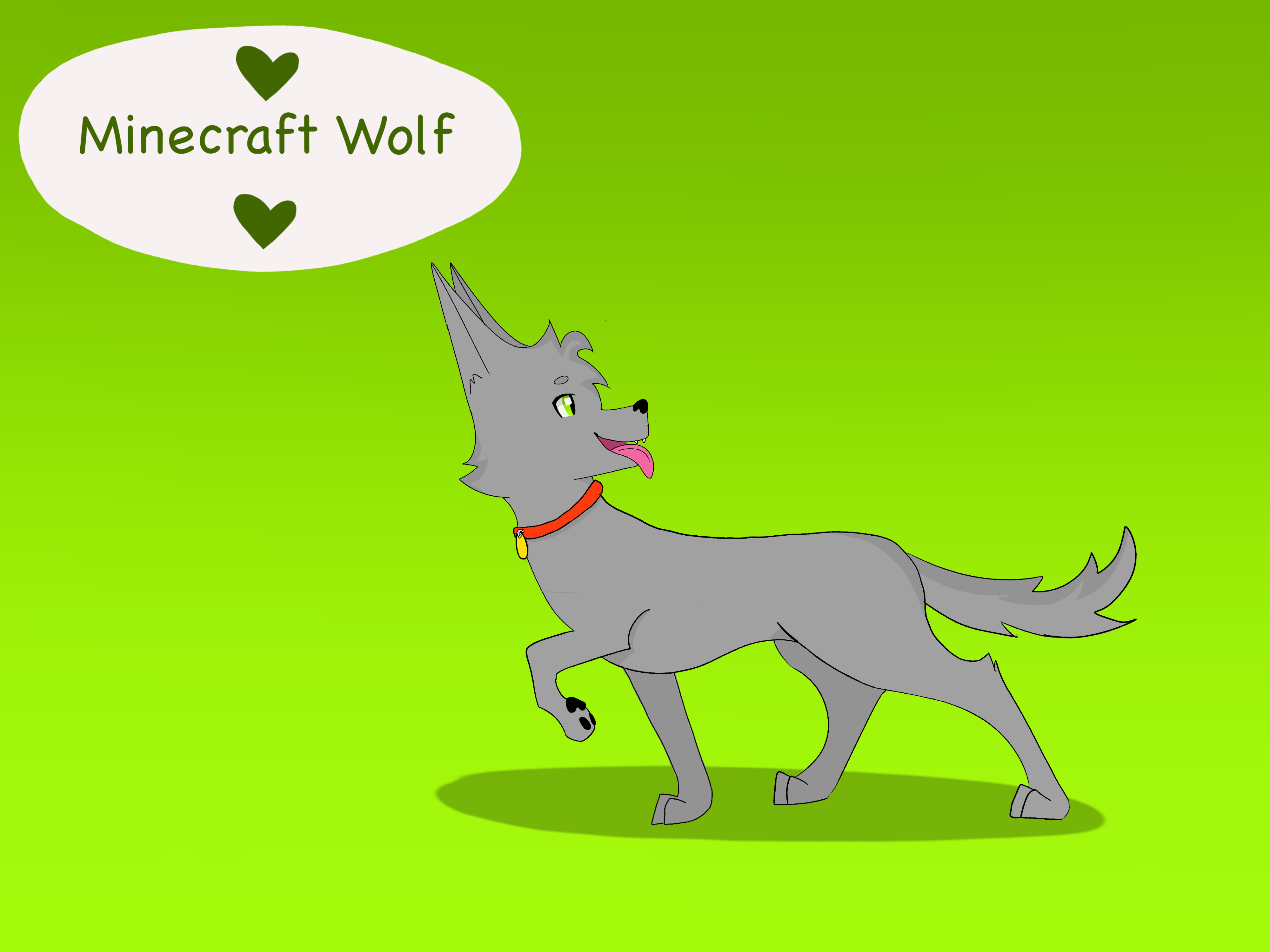 Minecraft Wolf by Rufpup47 on DeviantArt