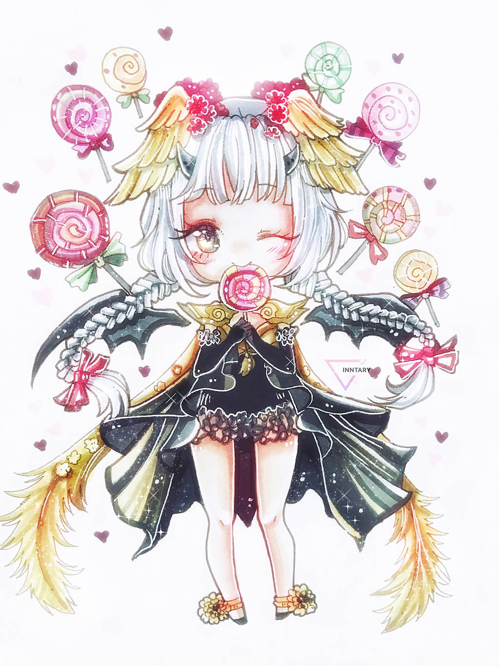 Chibi marker commission by Inntary