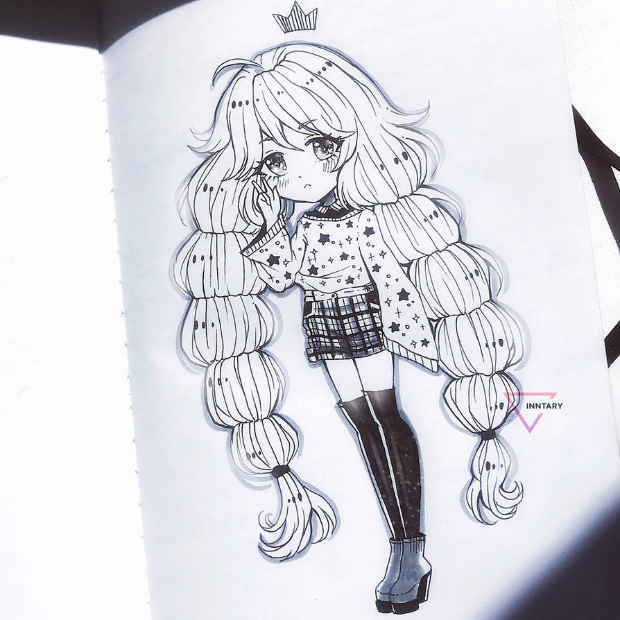 Ink cute chibi art 2 by Inntary on DeviantArt