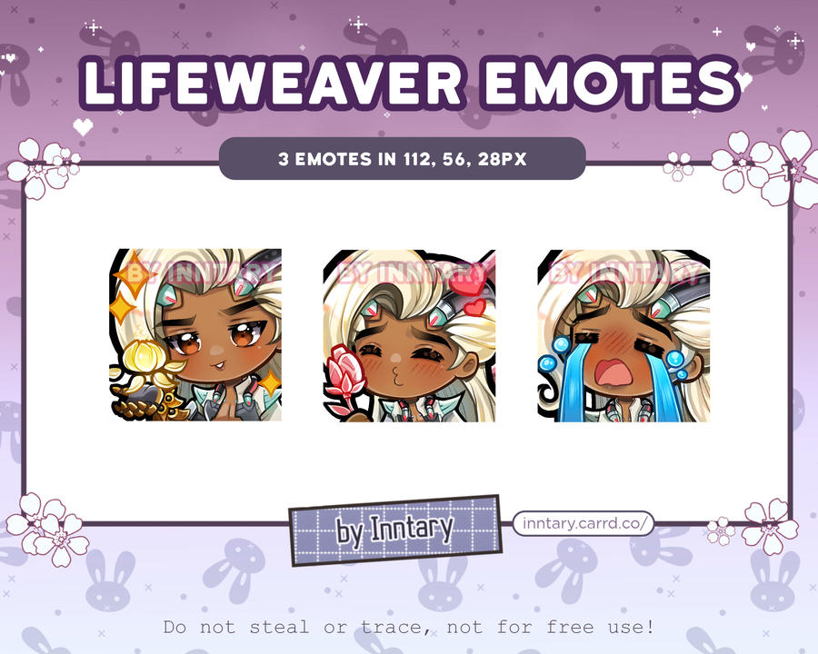 Overwatch 2 - Lifeweaver twitch emotes pack by Inntary on DeviantArt