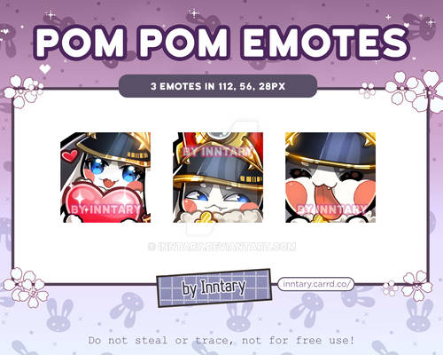 Honkai Star Rail - Pom Pom twitch emotes