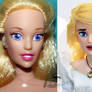 The Swan Princess Odette Doll Repaint|Before-After