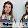 Disney LA Belle Doll Repaint | Before - After