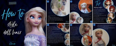 Tutorial: How to style doll hair | Snow Queen Elsa