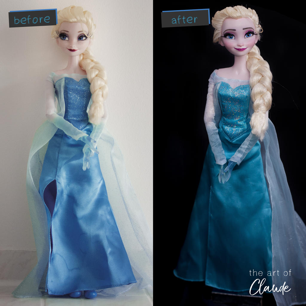 Never Going Back | Disney Frozen Elsa Doll Repaint by the-art-of-claude ...