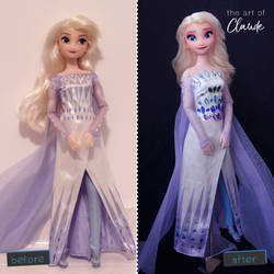 It's Your Turn | Disney Frozen 2 Elsa Doll Repaint by the-art-of-claude