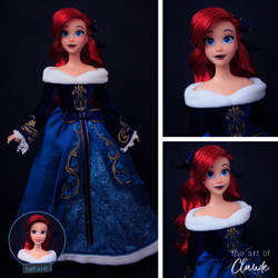 Disney Holiday Ariel | Doll Repaint FOR SALE