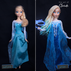 Wind And Sky | Disney Concept Art Elsa OOAK Doll