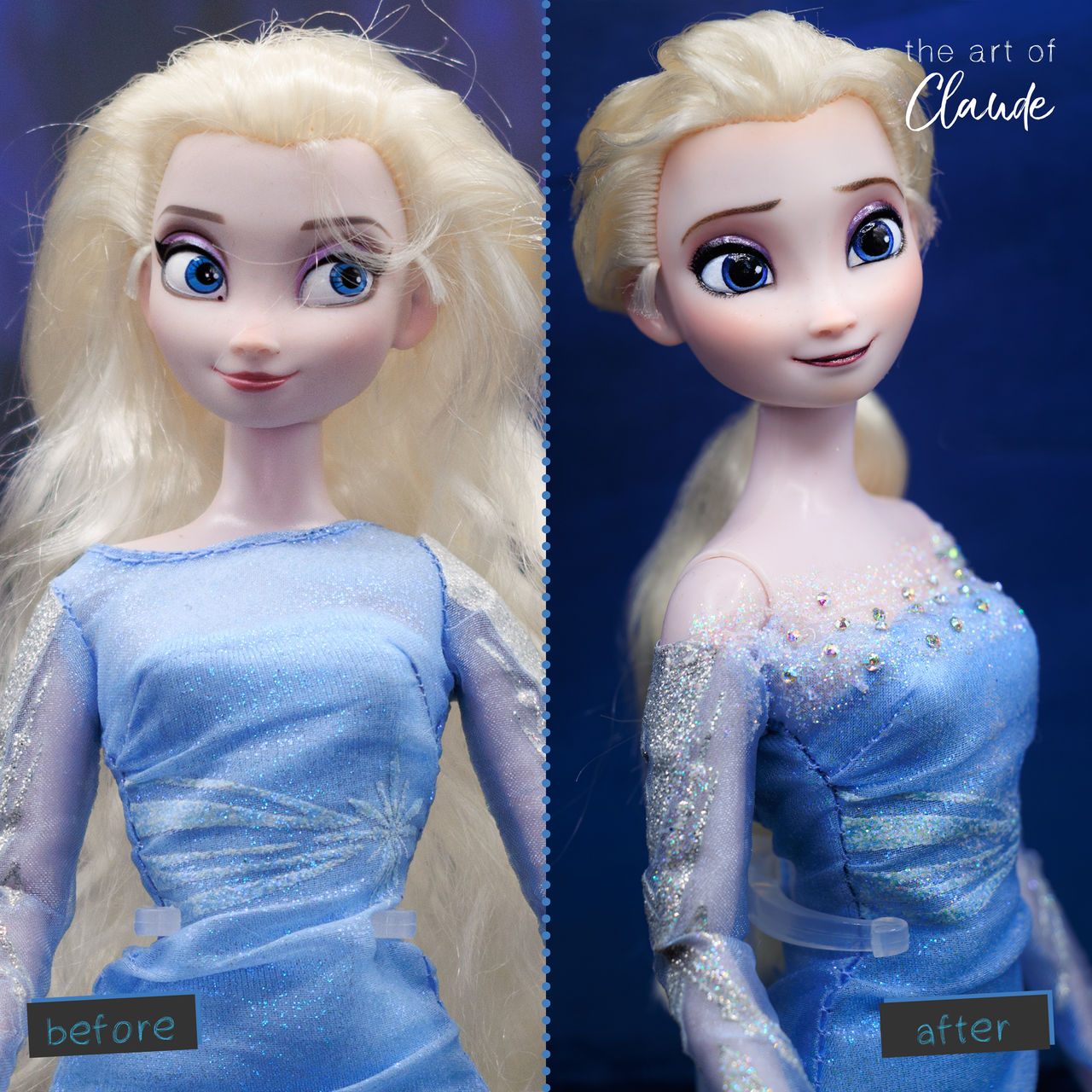 Trembling |Disney Frozen II Elsa OOAK Doll Repaint by the-art-of-claude ...