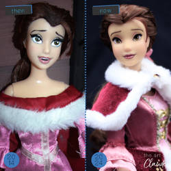 Then And Now | Disney Holiday Belle #2 OOAK Doll