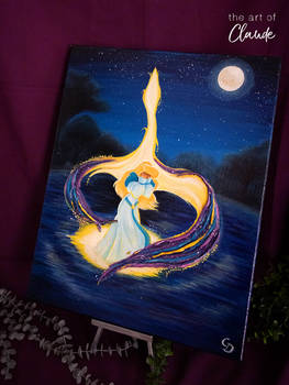 Transformation | Swan Princess Acrylic Painting