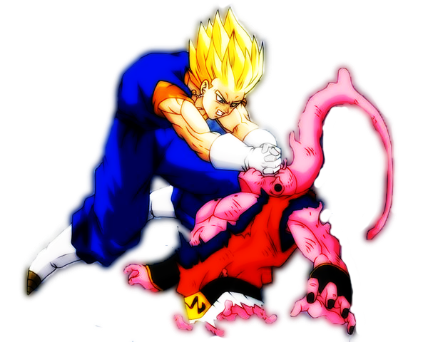 Dragon Ball Z Saga Majin Buu Vegetto vs Super Buu by Artegavino on  DeviantArt