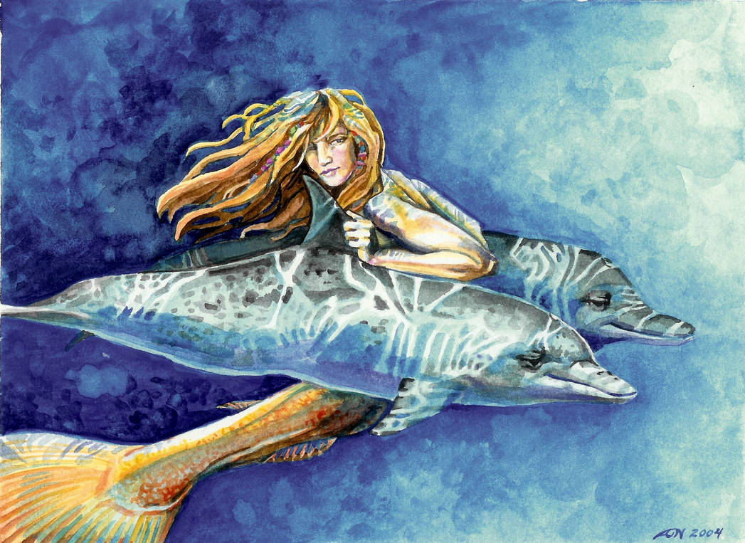 Dolphin Rider Dolphin Rider by SerpentineImages on DeviantArt
