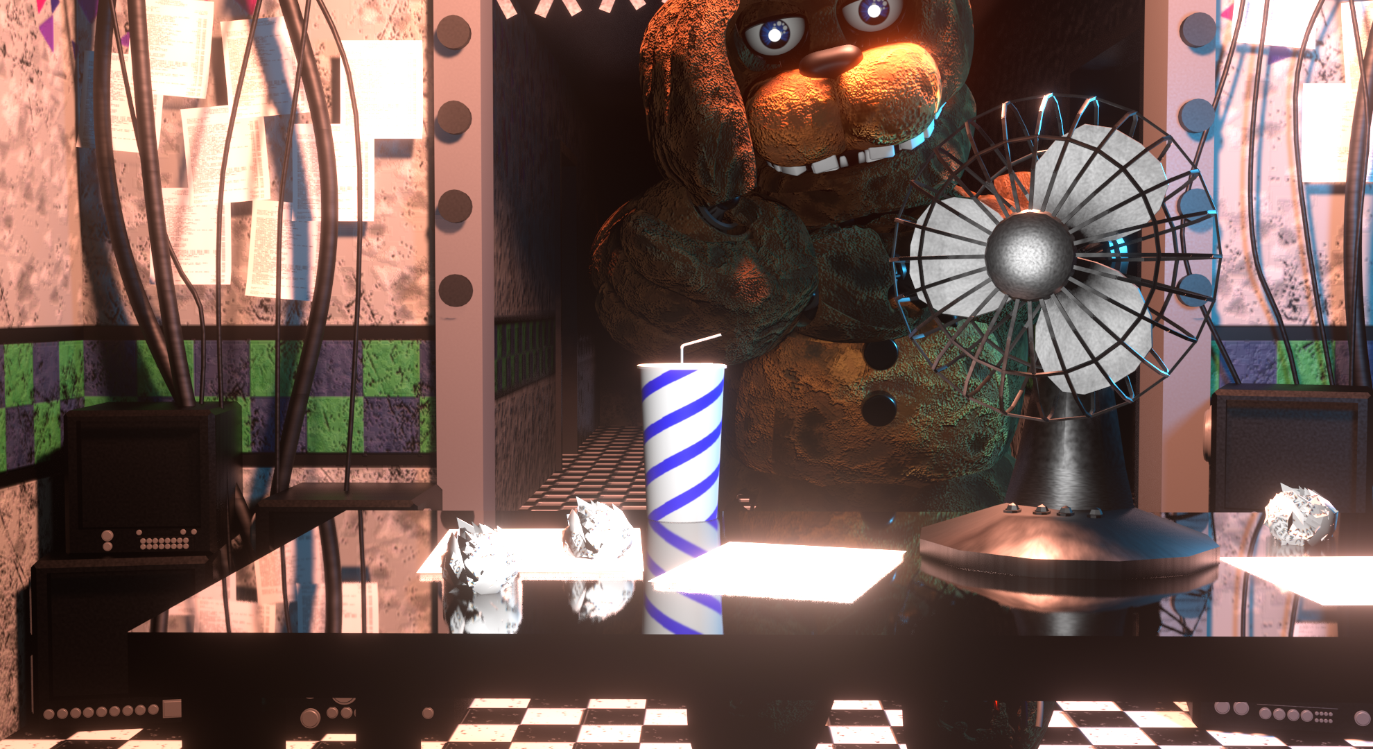 Help with TFCraft's fnaf 2 map (SFM)