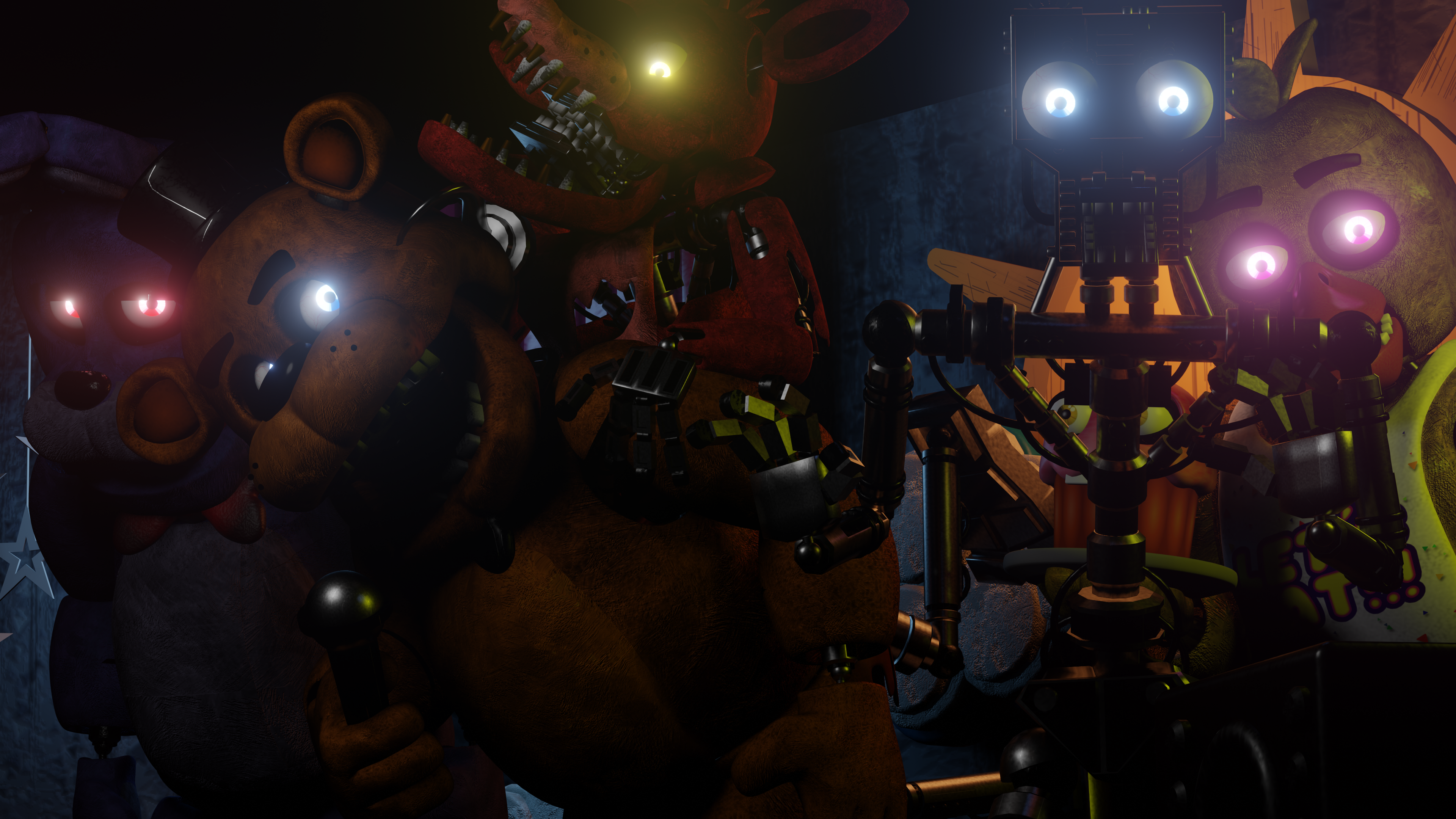 Map Fnaf 1 (blender 2.8/2.9) release by mahyarmovie on DeviantArt