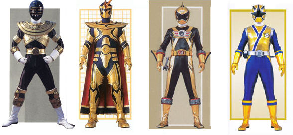 Gold Rangers by comicmaker0 on DeviantArt