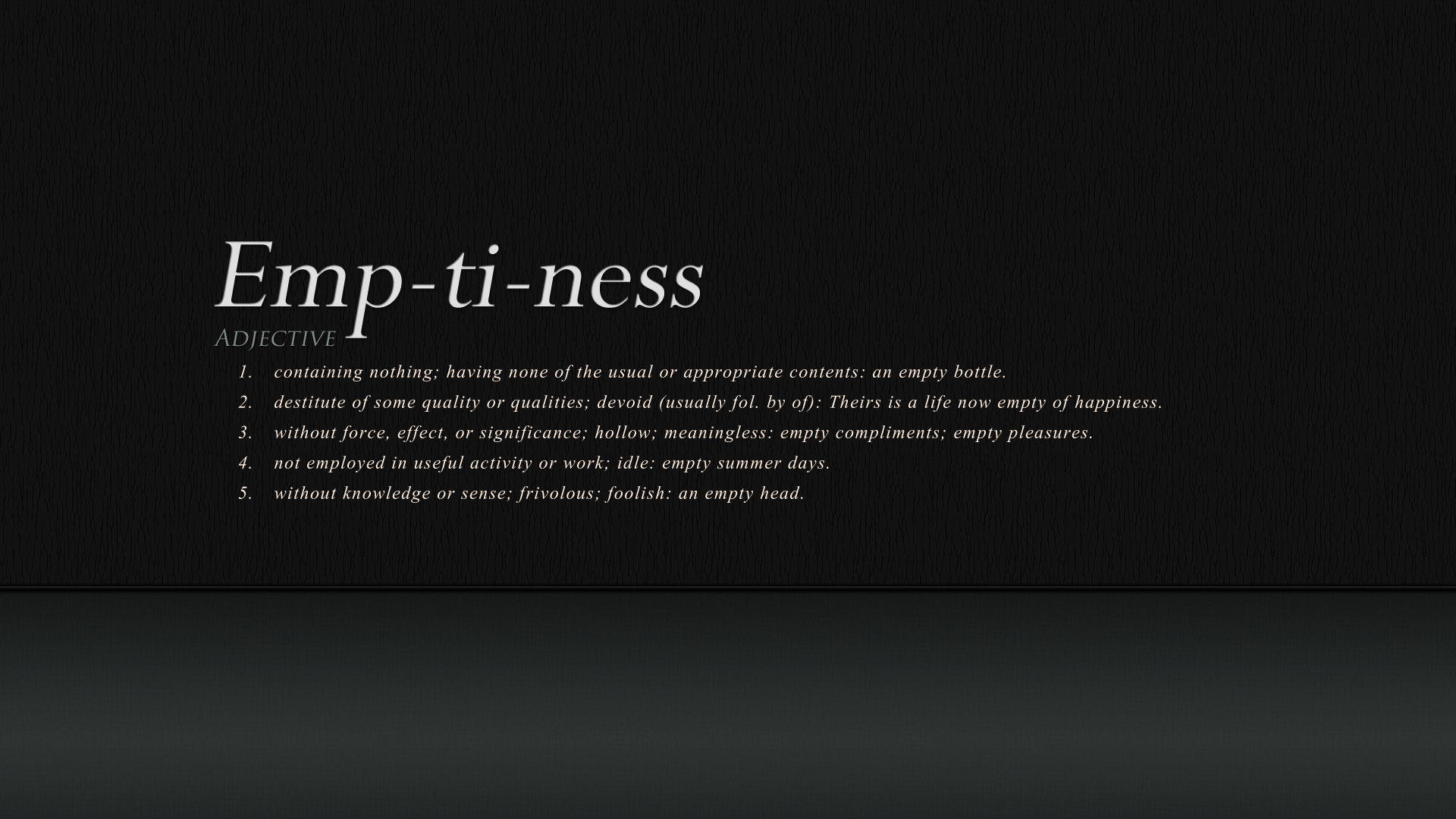Emptiness Wallpaper by BroCreated on DeviantArt Emptiness Wallpaper by BroCreated on DeviantArt