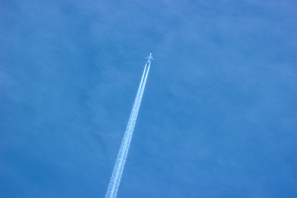 Plane passing by
