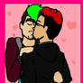 Septiplier kissing