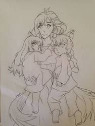 Hana, Yuki and Ame