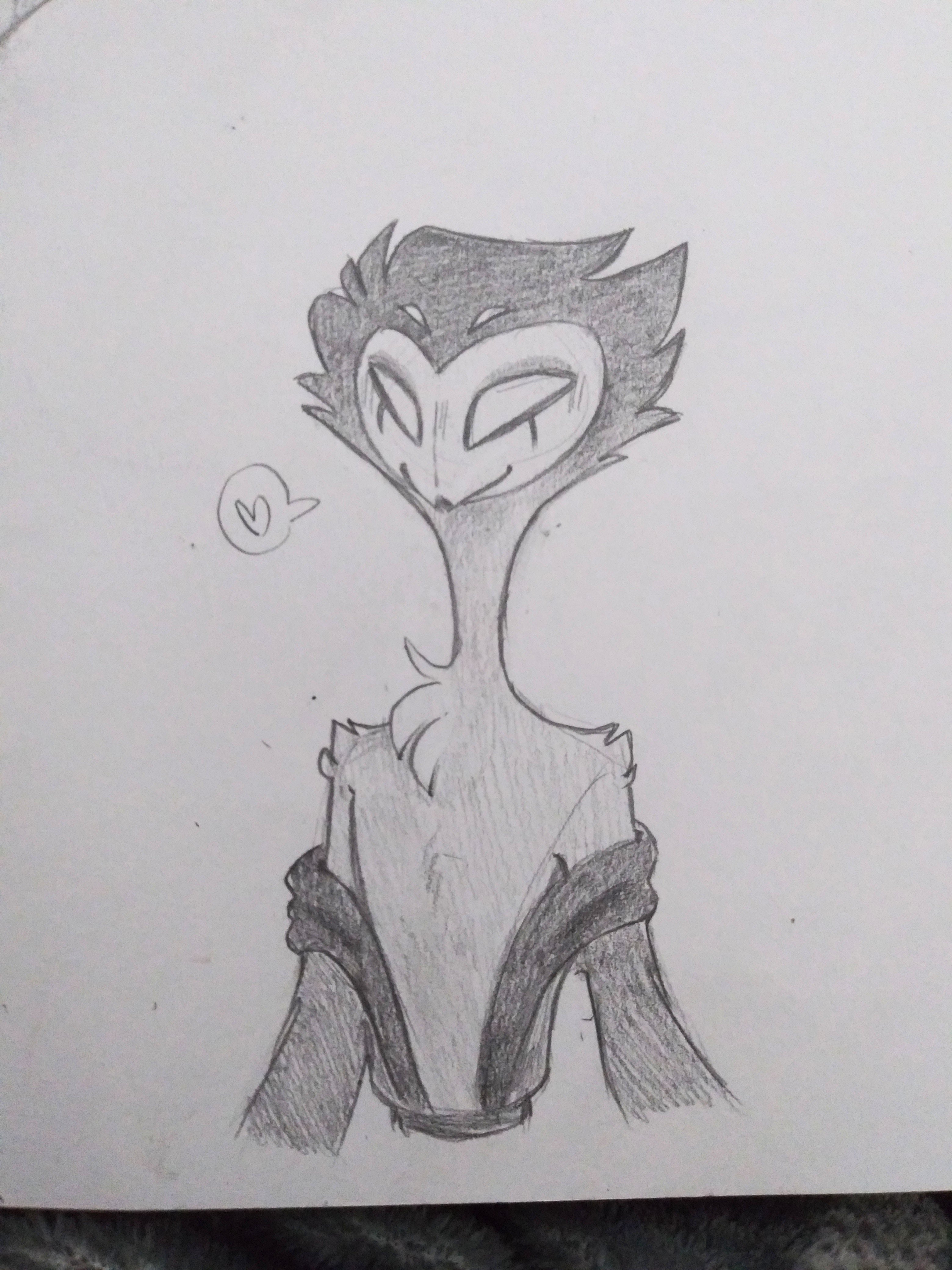Stolas Helluva Boss Sketch by Wolfhowler72 on DeviantArt