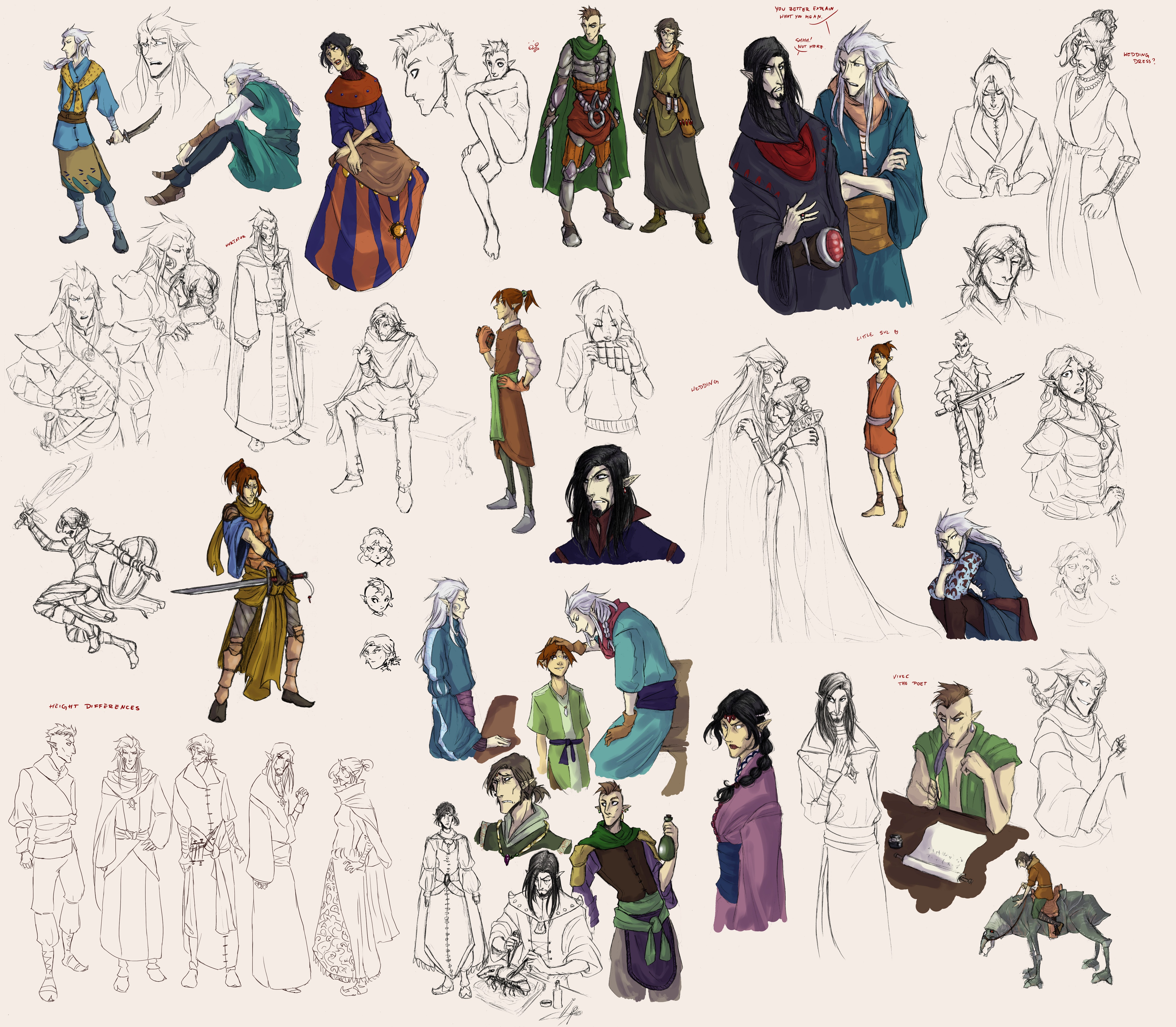 The Elder Scrolls sketchdump 2