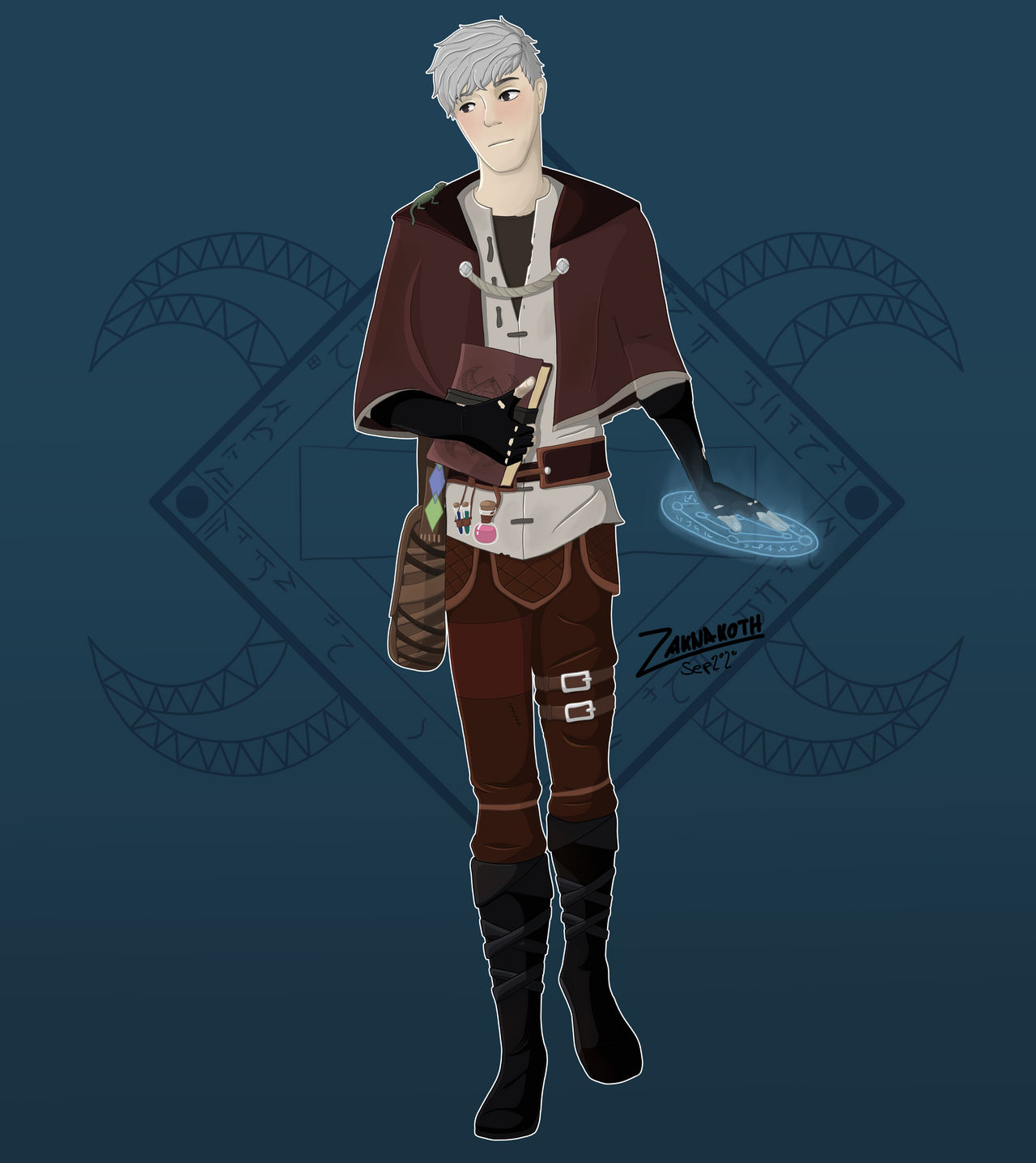 Azaram Aasimar Wizard Design by zaknakoth on DeviantArt