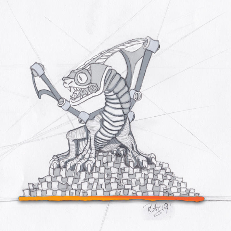 Skylander character Lightcore Drobot by RustytheV on DeviantArt