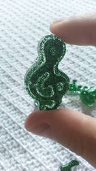 Music Resin Charm (detail)