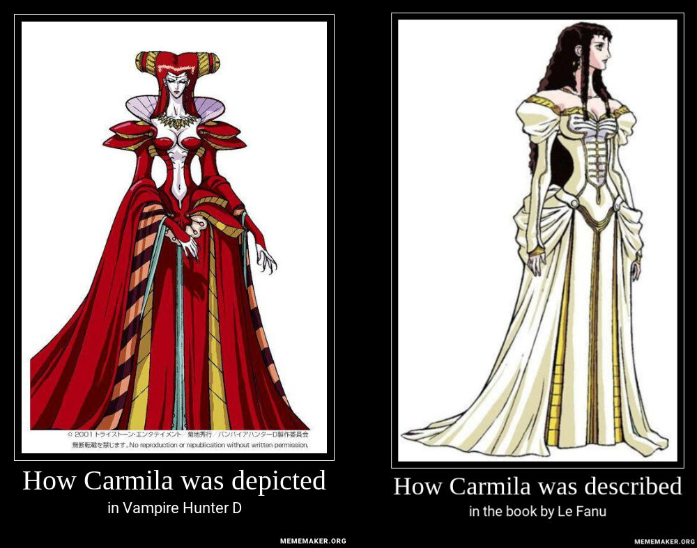 Carmilla - Vampire Hunter D  Vampire hunter d, Vampire hunter