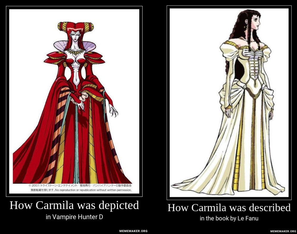 Vampire Hunter D Carmila Paradox/Parallel by katerinaaqu on DeviantArt