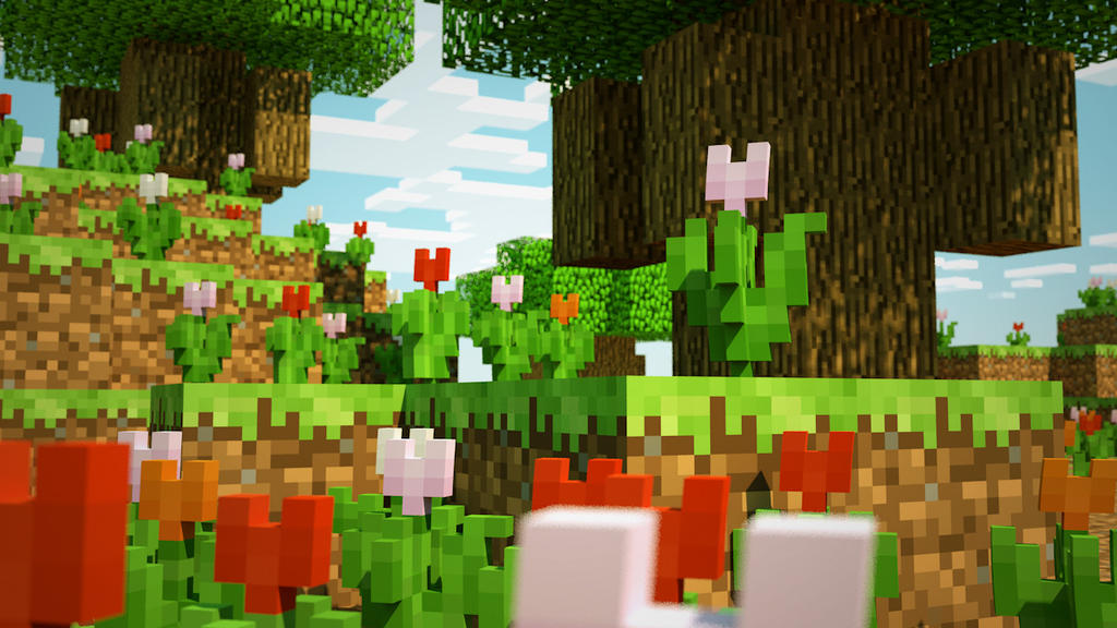 Spring Minecraft Background Hd Spring by icrdr on DeviantArt