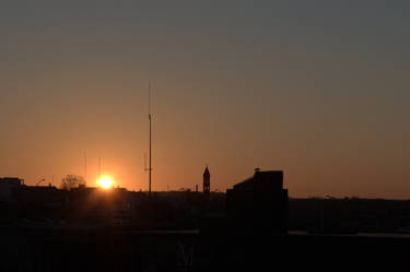 Sunset Over Providence