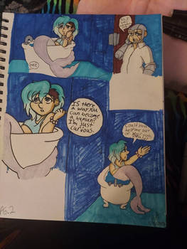 Mermaid AU Comic page 2