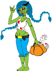 zombie girl