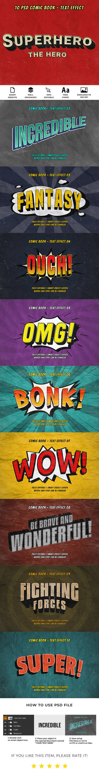 Comic Book - Text Effect by SebastianSh on DeviantArt