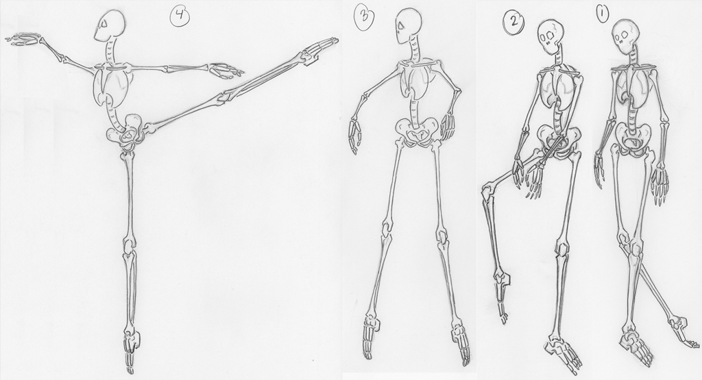 Skeletal Ballerina - sequenced