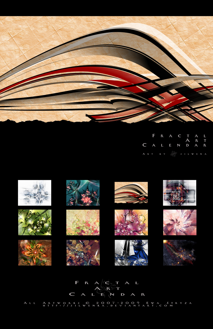 Fractal Art Calendar 2010