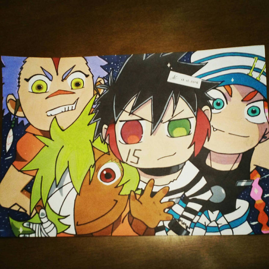 Numbers Anime The numbers - Nanbaka by Alyka002 on DeviantArt