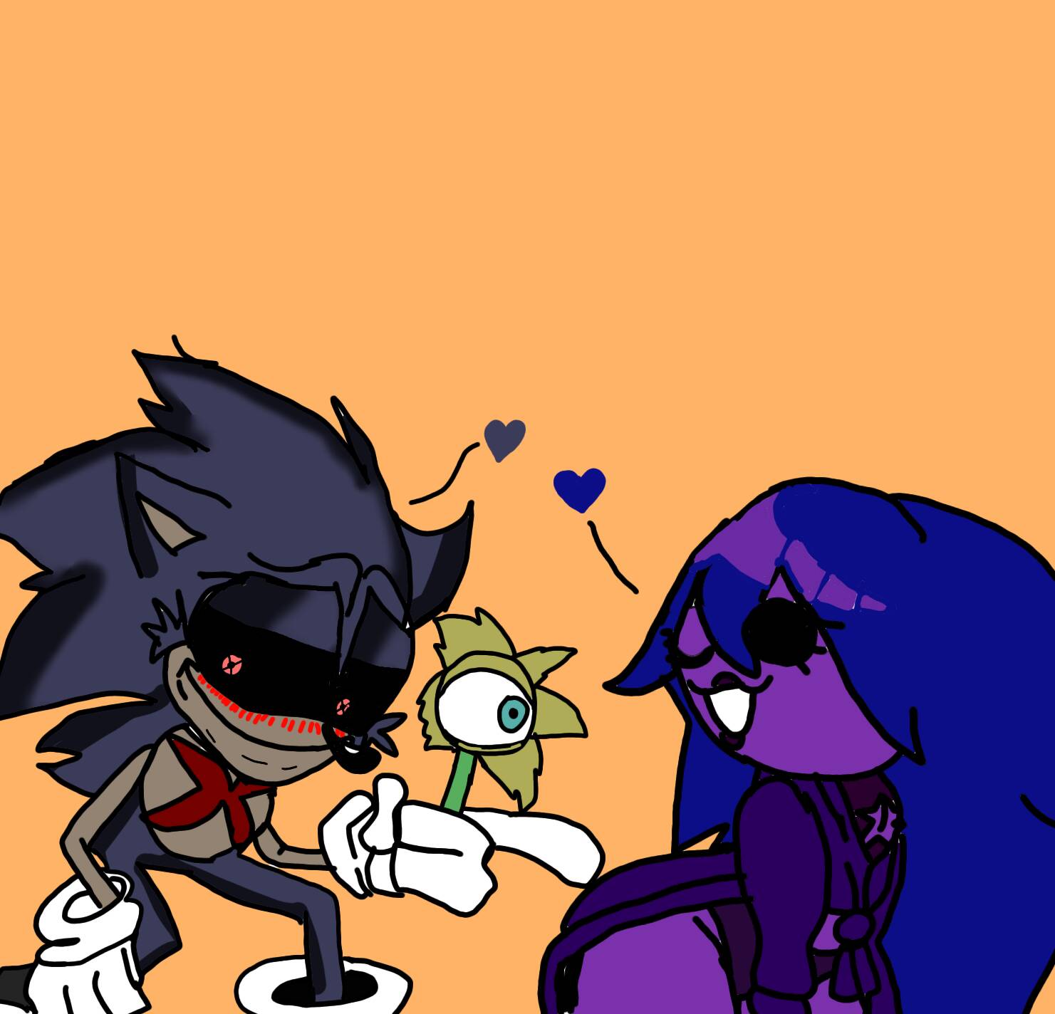 ❄️NeigePastel 🏳️‍⚧️❄️ on X: So I animated Majin Sonic