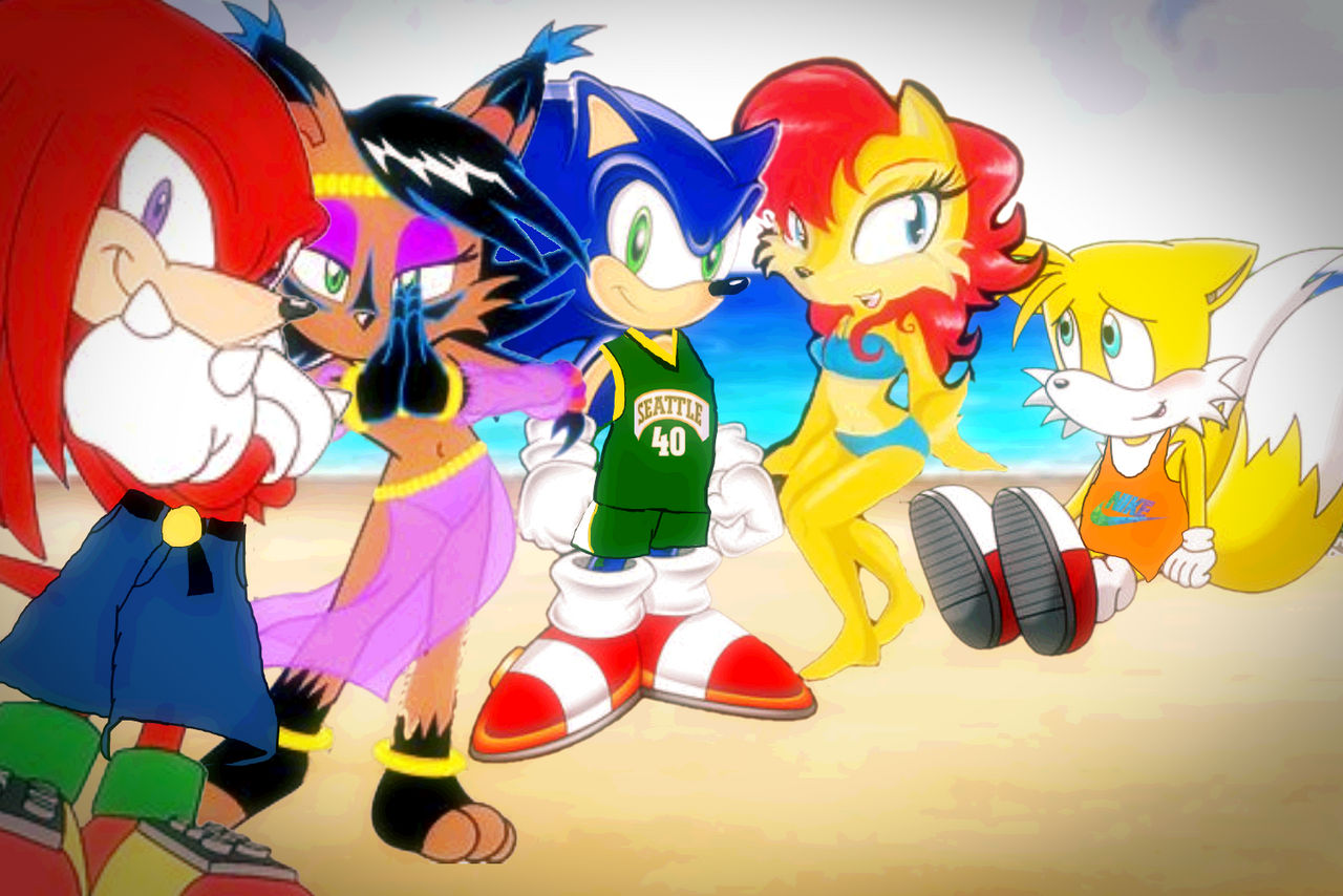 Sonic And Friends: Beach Trip by DBRON-5 on DeviantArt