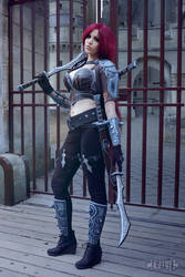 Katarina cosplay by Ynotece