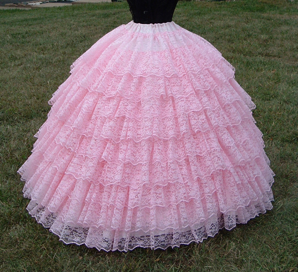 Ruffled Lace Petticoat