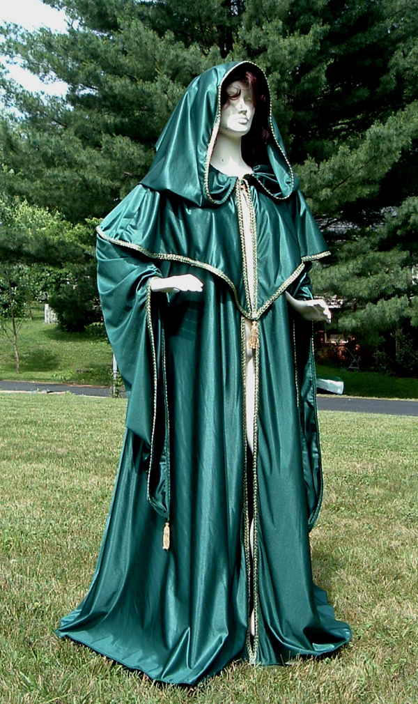 Fantasy Green Wizard's Robe