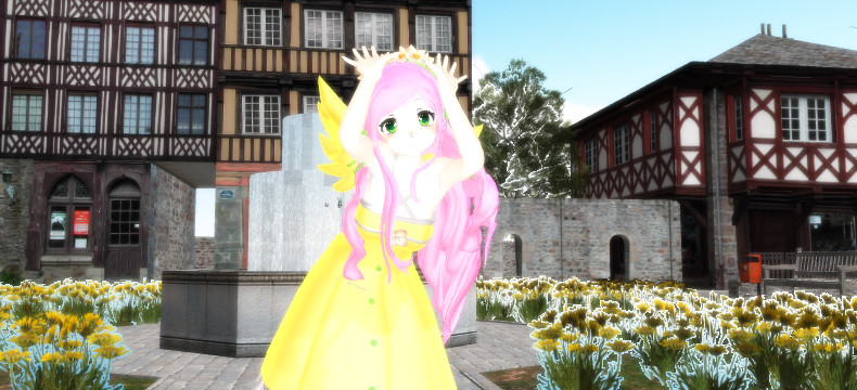 MMD Fluttershy - Flutter + cute = Fluttercute (MLP