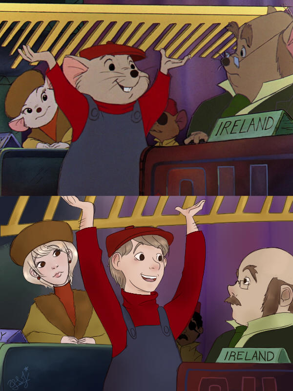 The rescuers- screencap redraw by gothikisima on DeviantArt