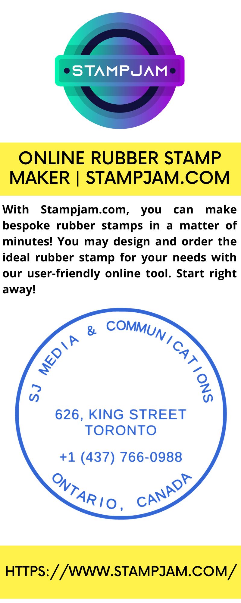 Custom Stamps, Online Stamp Maker, Company Stamp Designs
