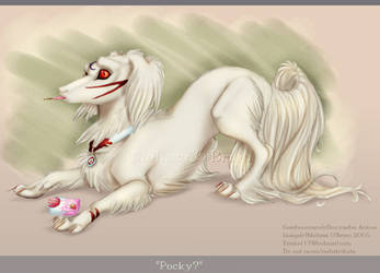 Sesshoumaru   Pocky Puppy by frisket17