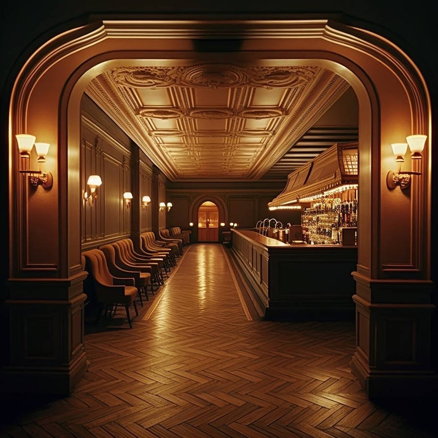 The Overlook Hotel Bar, Empty by MOSSY-SPARKLES on DeviantArt